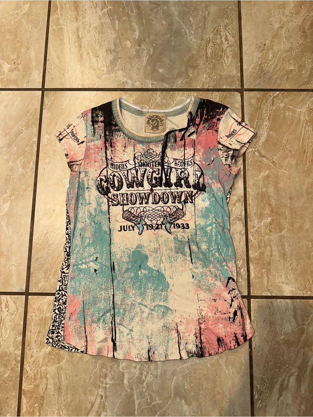 Pink & Blue Vanilla Sugar Cowgirl Showdown Y2K Size M